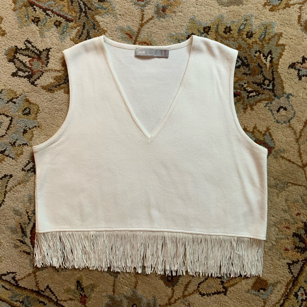 ASOS Crop Top with Fringe